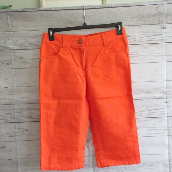 Rafaella Orange Capris - Picture 1 of 3